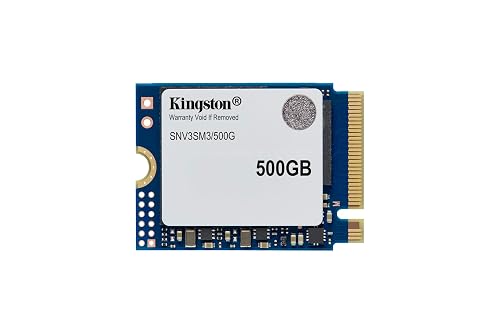 Kingston NV3 500GB M.2 2230 NVMe SSD | Up to 5000MB/s | SNV3SM3/500G