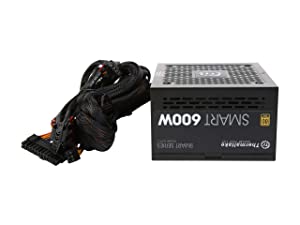 Thermaltake Power Supply PS-TTP-0600NNFAGU-1 600W 80+ Gold Non-Modular SI Only Bulk Pack