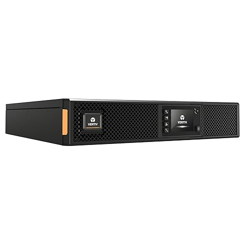 Liebert GXT5 UPS - 1500VA/1350W 120V, Online Double Conversion Rack Tower, Energy Star, Uninterruptible Power Supply, Sine Wave Battery Backup, with Network Card(GXT5-1500LVRT2UXL)