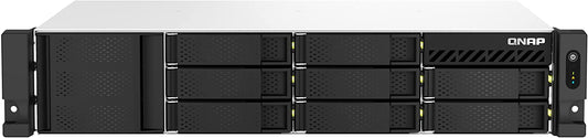 QNAP TS-873AeU-RP-4G-US 8 Bay High-Speed Short Depth Rackmount Rackmount Dual-2.5GbE NAS AMD Ryzen™ CPU, 4GB DDR4 Memory and 2.5GbE (2.5G/1G/100M) Network Connectivity (Diskless)