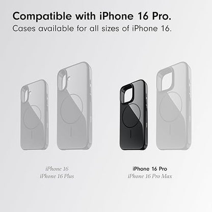 Beats iPhone 16 Pro Case with MagSafe and Camera Control, Scratch-Resistant Protective Cover, Slim Fit, Microfiber Lining - Midnight Black