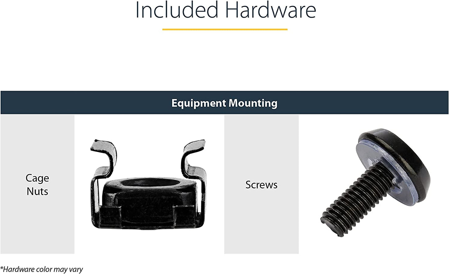 StarTech.com 12U 19" Wall Mount Network Rack - 12" Deep 2 Post Open Frame Server Room Rack for Data/AV/IT/Computer Equipment/Patch Panel with Cage Nuts &amp; Screws 200lb Capacity, Black (RK12WALLO) 12U Rack