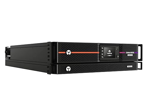Vertiv Liebert GXT5 Lithium-Ion Online UPS 6kVA/6kW 120V/208V Rack/Tower with Hardwired Input and Hardwired Output, Intellislot with RDU101, and Extended Runtime Capability (GXT5LI-6000MVRT3UXLN)