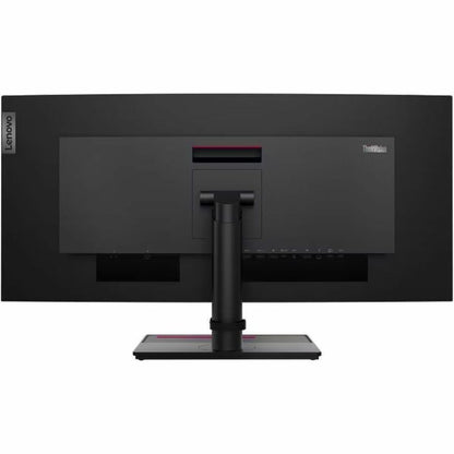 Lenovo ThinkVision P34w-20 34" Class UWQHD Curved Screen LED Monitor - 21:9 - Raven Black - 34.1" Viewable - In-plane Switching (IPS) Technology - WLED Backlight - 3440 x 1440 - 300 Nit - 4 ms - Speakers - HDMI - DisplayPort - USB Hub, KVM Switch