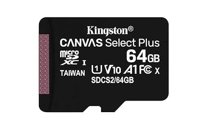 64GB microSDHC Canvas Select Plus 100MB/s Read A1 Class 10 UHS - I Memory Card w/o Adapter SDCS2/64GBSP without adaptor - Dealtargets.ca