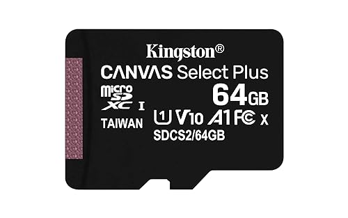 64GB microSDHC Canvas Select Plus 100MB/s Read A1 Class 10 UHS - I Memory Card w/o Adapter SDCS2/64GBSP without adaptor - Dealtargets.ca
