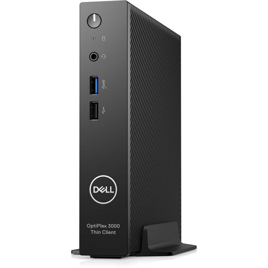 Dell OptiPlex 3000 Thin Client - Intel Celeron N5105 Quad-core (4 Core) 2 GHz - Black - Intel Chip - 8 GB RAM DDR4 SDRAM - DDR4-2933/PC4-23400 - 256 GB SSD - Intel UHD Graphics - Ethernet - Windows 10