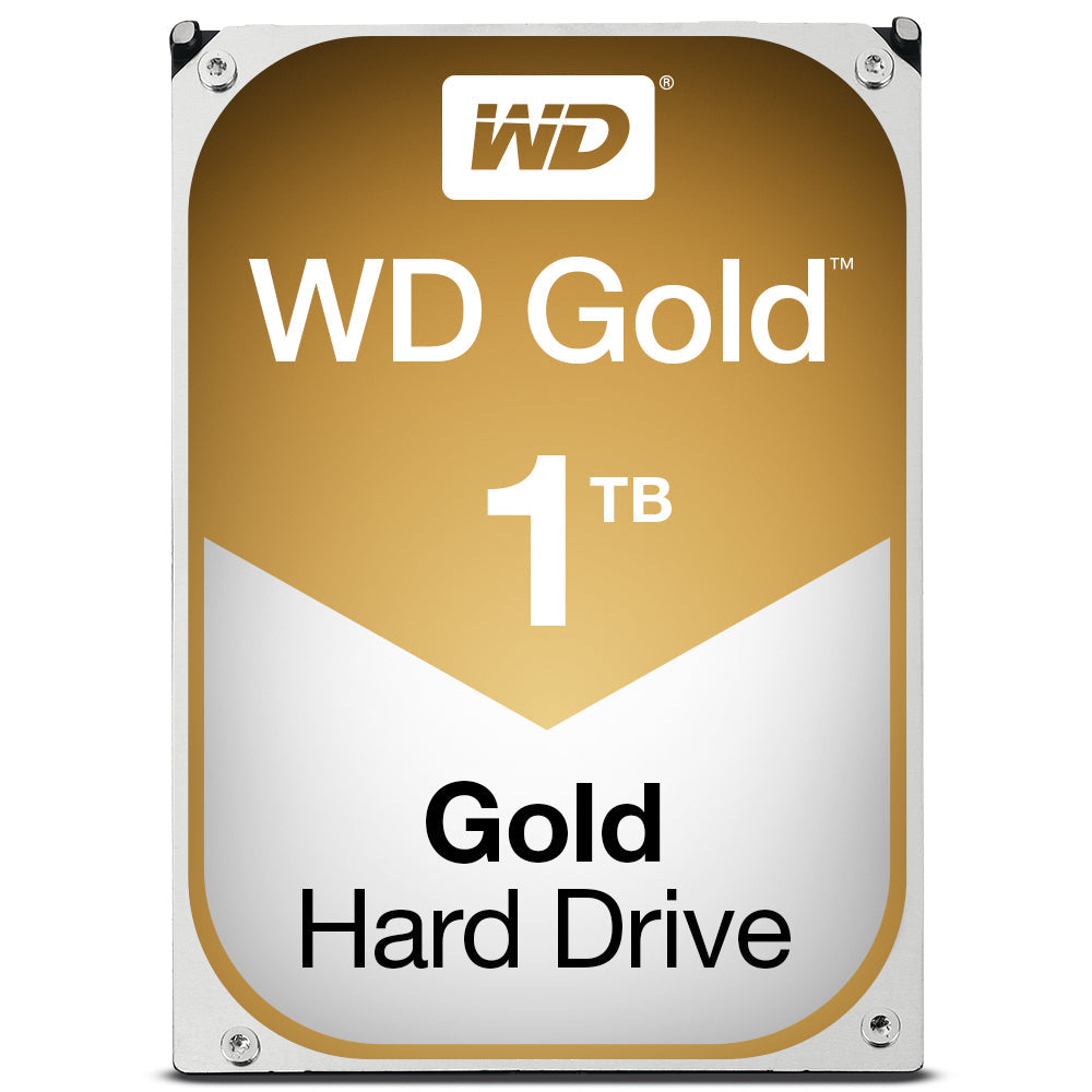 Western Digital Gold Internal Hard Drive HDD 1000 GB Serial ATA III