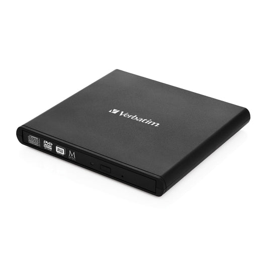 Verbatim External Slimline CD/DVD Writer Black