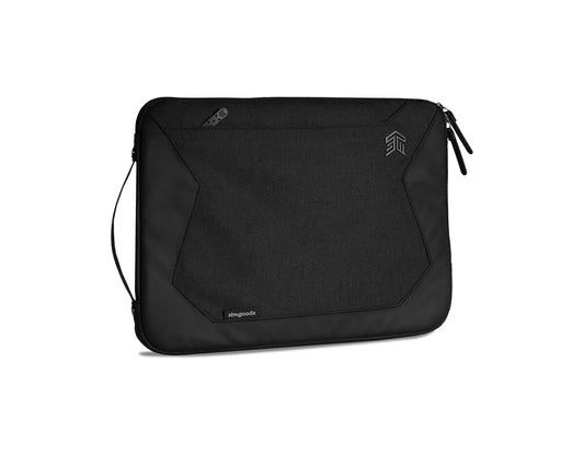 STM Goods Myth Carrying Case (Sleeve) for 15" to 16" MacBook Pro - Black - Weather Resistant, Water Resistant - Fabric, Polyurethane, Thermoplastic Polyurethane (TPU), Polyester Body - Shoulder Strap, Handle - 10.6" Height x 15.2" Width x 0.8" Depth