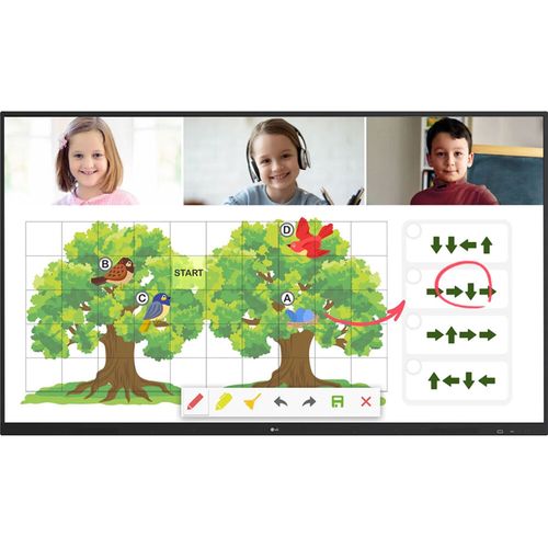 LG 65TR3PJ-B Digital Signage Display - 65" LCD - Vertical Alignment (VA) - Touchscreen - 16 Hours/ 7 Days Operation - 16 GB - 3840 x 2160 - LED - 490 Nit - 2160p - HDMI - USB - Serial - Wireless LAN - Bluetooth - Ethernet - webOS 6.0 - Black