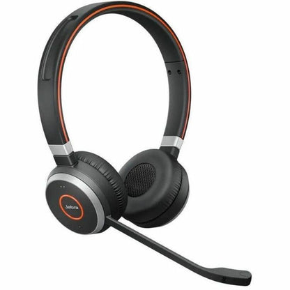 Jabra Evolve 65 TE (Third Edition) Wireless Dual-Ear Headphones - Noise-Canceling Mic, 16 hrs Battery Life, Dual Connectivity, MS Teams Certified, Supports Other Platforms, Black Dual-Ear Teams Certified Charging Cord