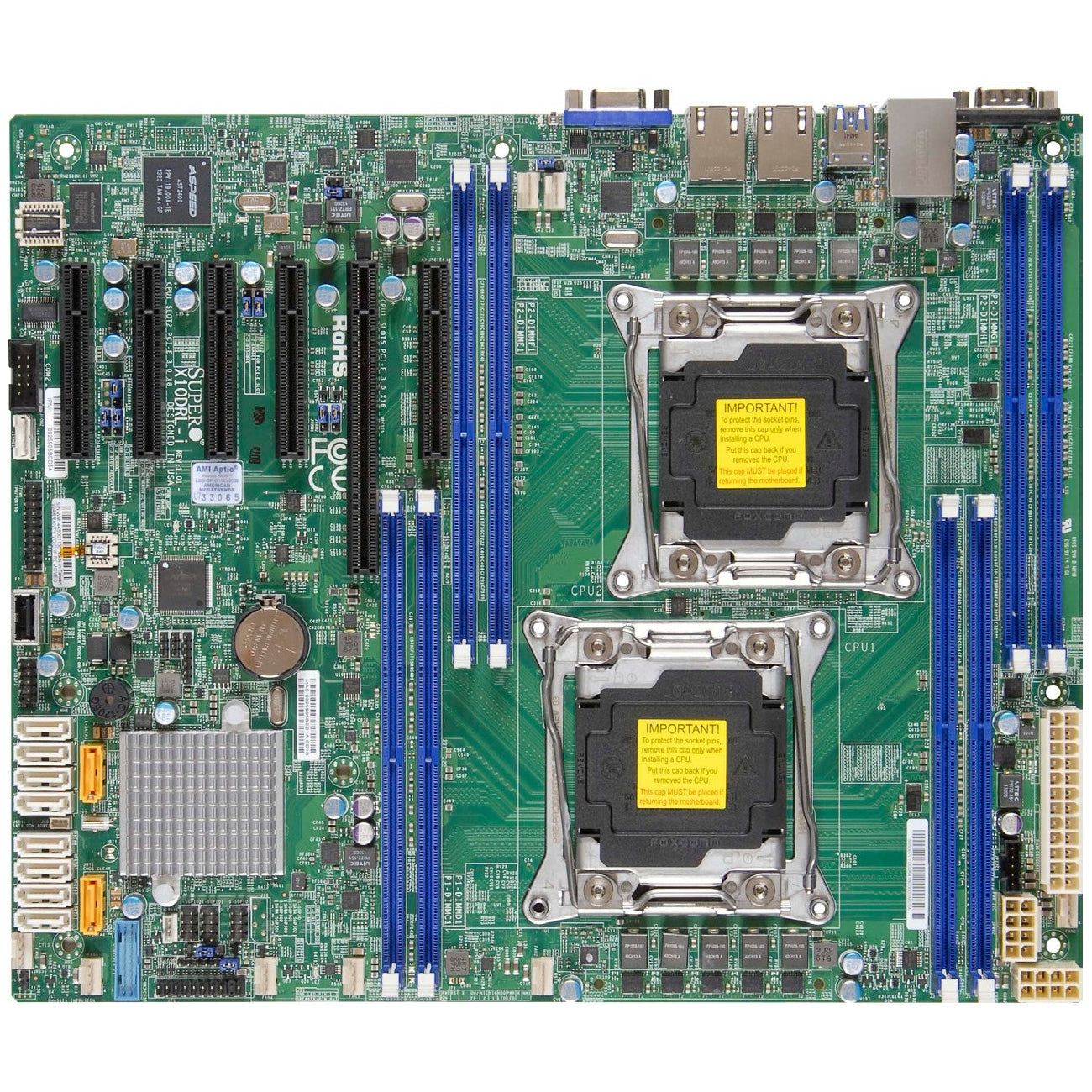Supermicro ATX DDR4 LGA 2011 Motherboards X10DRL-I-O