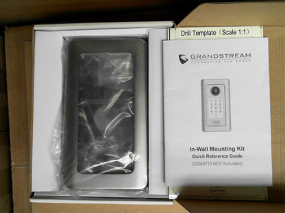 OPEN BOX - Grandstream GDS3710 in-Wall MOUNTING KIT