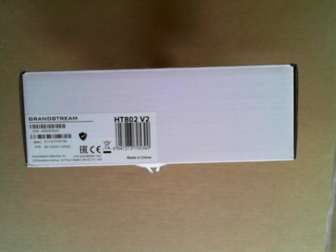 OPEN BOX - Grandstream HT802 V2 2 FXS Port Aanalog Telephone Adapter (HT802-V2)