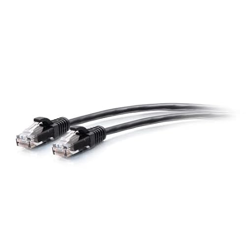 6ft (1.8m) Cat6a Snagless Unshielded (UTP) Slim Ethernet Network Patch Cable - Black 6FT Black - Dealtargets.ca