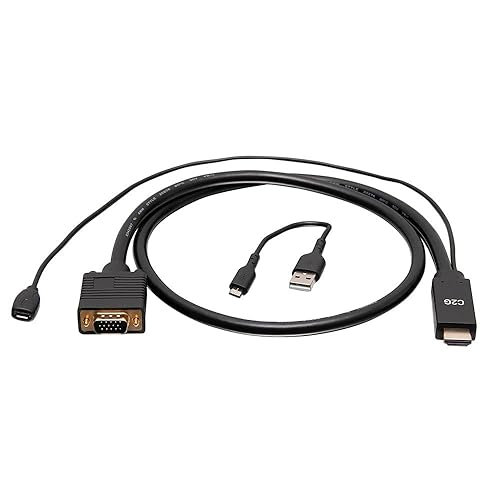 6ft (1.8m) HDMI® to VGA Active Video Adapter Cable - 1080p - Dealtargets.ca