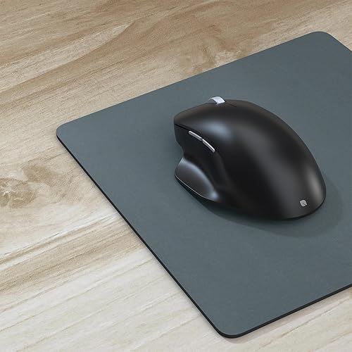 Incase Bluetooth Ergonomic Mouse – Designed by Microsoft – Two Thumb Buttons, Easy to Grip Thumb Rest, Precision Tracking, Connects 3 Devices, 15 Month Battery Life, PCs/Laptops (Black)
