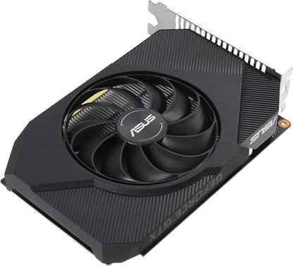 ASUS Phoenix NVIDIA GeForce GTX 1650 OC Edition Gaming Graphics Card (PCIe 3.0, 4GB GDDR6 Memory, HDMI 2.0b, DisplayPort 1.4a, DVI-D, Dual Ball Fan Bearings, Auto-Extreme)