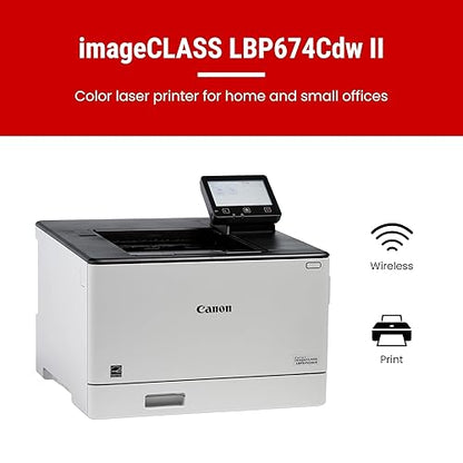 Canon Color imageCLASS LBP674Cdw II -Wireless Laser Printer