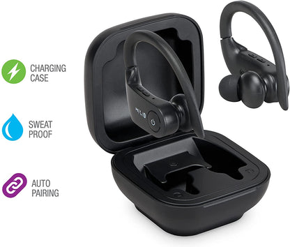 iLive Truly Wire-Free Earbuds, Sweat Resistant, Includes 3 Set of Ear Tips, Black (IAEBT270B)