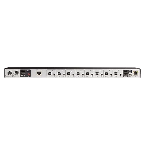 Black Box Freedom II KM Switch - 8-Port - 8 Computer(s) - 1 Local User(s) - 2 x Network (RJ-45) - 2 x PS/2 Port - 13 x USB - TAA Compliant