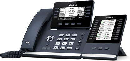 Yealink SIP-T53 IP Phone, 12 VoIP Accounts. 3.7-Inch Graphical Display. USB 2.0, Dual-Port Gigabit Ethernet, 802.3af PoE, Power Adapter Not Included
