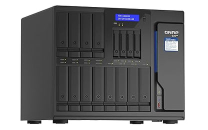 QNAP TVS-h1688X-W1250-32G-US High-Speed Media NAS with Intel® Xeon® W-1250 CPU and Two 10GbE Ports