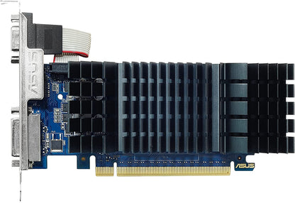 ASUS GeForce GT 730 2GB GDDR5 Low Profile Graphics Card for Silent HTPC Builds (with I/O Port Brackets)