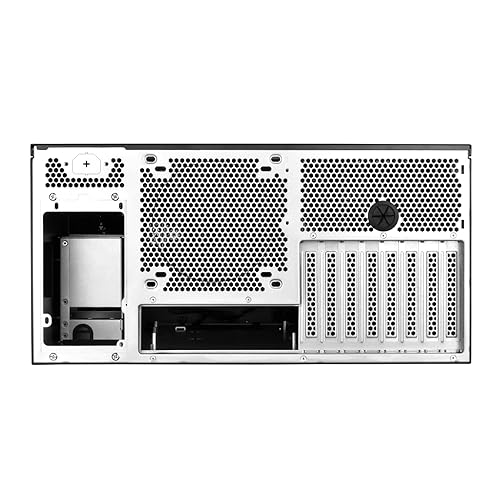 SilverStone Technology RM51 5U Rackmount Server Chassis with Dual 180mm Fans and Enhanced Liquid Cooling Capability, SST-RM51