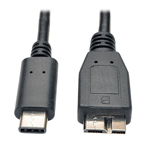 Tripp Lite 3ft USB 3.1 Gen 2 USB-C To Micro-B Cable M/M 10 Gbps Fast Charge