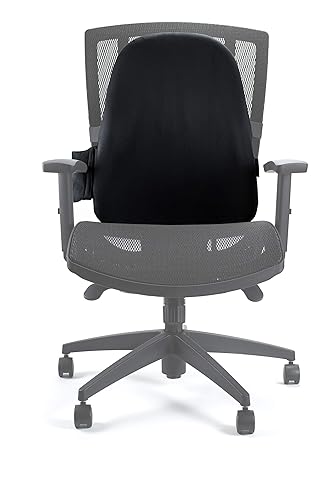 ObusForme Lumbar Support Pillow for Chair | Durable Foam Backrest Cushion | CustomAIR Adjustable Inflatable Lumbar Pad | Home, Office or On-The-Go CustomAir Backrest Cushion
