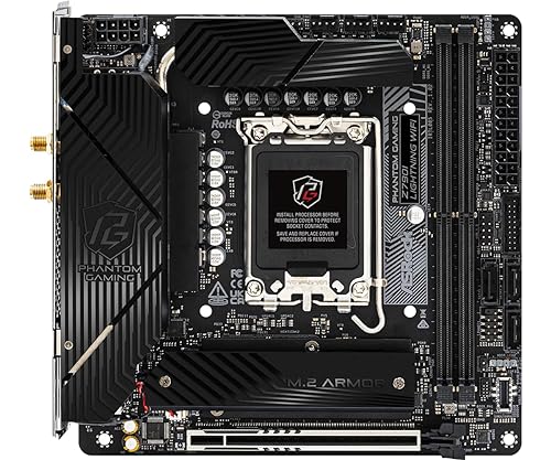ASRock Phantom Gaming Z790I Lightning WiFi 2 x DDR5 8600 LGA1700 96GB Mini-ITX HDMI DisplayPort Motherboard Z790 I Lightning WiFi