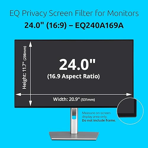 Kensington EQ Privacy Screens Filter 24 inch 16:9