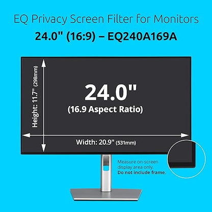 Kensington EQ Privacy Screens Filter 24 inch 16:9