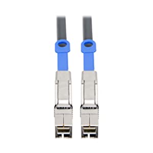 Tripp Lite Mini SAS External HD Cable, SFF-8644 to SFF-8644 Cable, 12 Gbps, 2 m. (S528-02M) 2 m (6.6 ft)