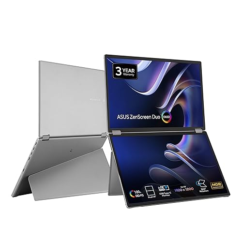 ASUS ZenScreen Duo OLED 14" Portable HDR Monitor