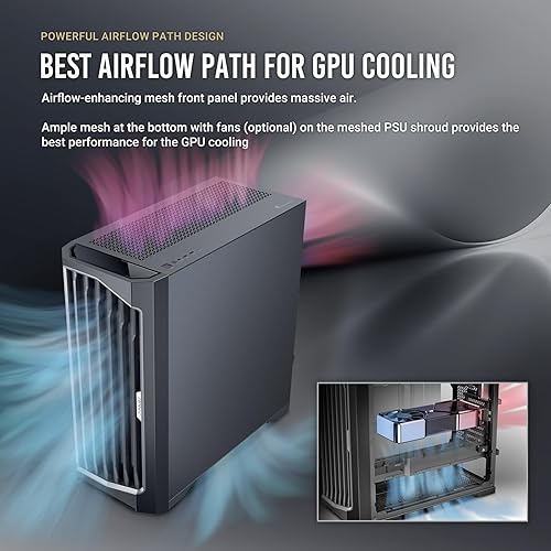 Antec Performance 1 Silent, RTX 40 Series GPU Support, Exquisite Steel Mesh, 4 x Tranquil Silent PWM Fans, Sound-Dampening Side Panels, Removable Top Fan/Radiator Bracket, Full-Tower E-ATX PC Case