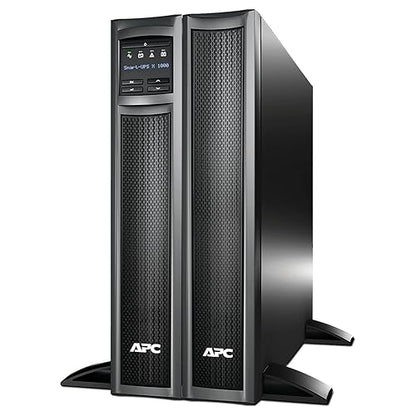 APC Network UPS, 1000VA Smart-UPS Sine Wave UPS with Extended Run Option, SMX1000CNC, Network Management Card, 2U Rackmount/Tower Convertible, Line-Interactive, 120V