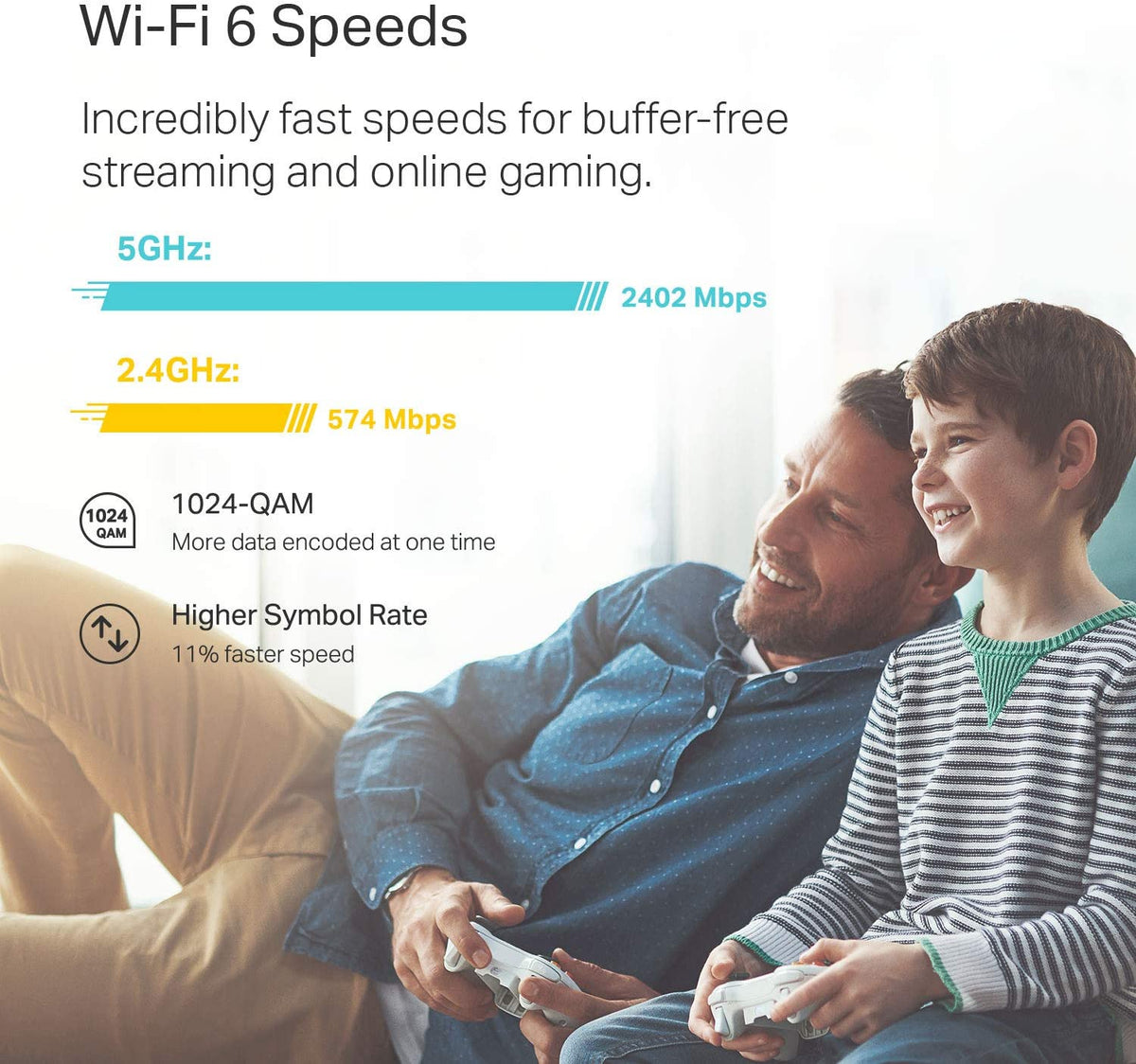 TP-Link WiFi 6 Mesh WiFi, AX3000 Whole Home Mesh WiFi System (Deco X60) - Covers up to 5000 Sq. Ft., Replaces WiFi Routers and Extenders, Parental Control, 2-pack WiFi 6 Mesh, Dual-Band