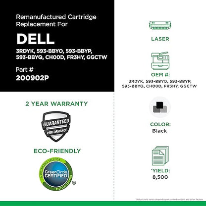 CIG 200902P Remanufactured High Yield Toner Cartridge for Dell S2830