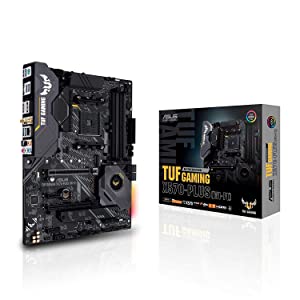 ASUS AM4 TUF Gaming X570-Plus (Wi-Fi) AM4 Zen 3 Ryzen 5000 &amp; 3rd Gen Ryzen ATX Motherboard with PCIe 4.0, Dual M.2, 12+2 with Dr. MOS Power Stage