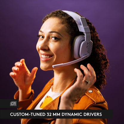 Astro gaming Astro A10 Gaming Headset Gen 2 Wired Headset - Over-Ear Gaming Headphones with flip-to-Mute Microphone, 32 mm Drivers, for Xbox Series X|S, Xbox One, Playstation 5/4, Nintendo Switch, PC, Mac -Lilac Lilac Gen 2 Cross Platform Headset Only