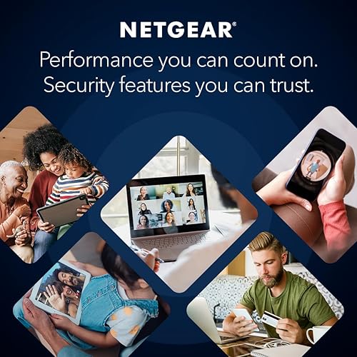 NETGEAR Nighthawk Tri-Band WiFi 7 Router (RS500) – Security Features, BE12000 Wireless Speed (up to 12Gbps) - Covers up to 3,000 sq. ft., 120 Devices – 2.5 Gig Internet Port