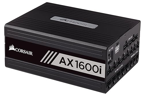 Corsair AXi Series, AX1600i, 1600 Watt, 80+ Titanium Certified, Fully Modular - Digital Power Supply 1600 Watts