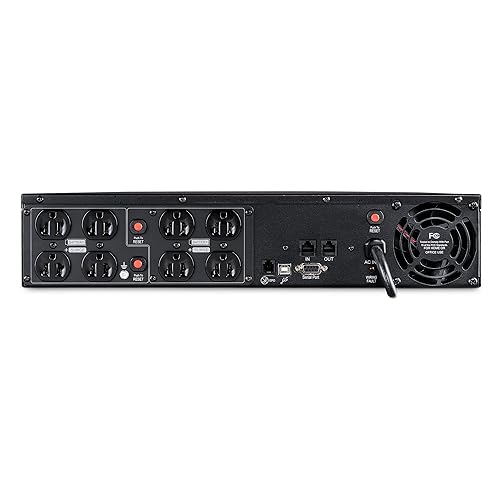 CyberPower OR1000PFCRT2U PFC Sinewave UPS System, 1000VA/700W, 8 Outlets, AVR, 2U Rack/Tower