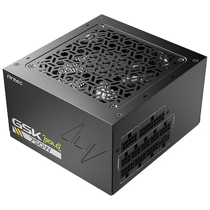 ANTEC GSK750 ATX3.1, 750W Full Modular PSU, 80 Plus Gold Certified, PCIE 5.1 Support, PhaseWave Design, Japanese Caps, Zero RPM Manager, 120mm Silent Fan, GSK750W Gold (ATX 3.1)