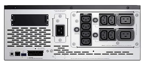 APC by Schneider Electric APC Smart-UPS X, Line Interactive, 2200VA, Rack/tower convertible 4U, 208V-230V, 8x C13+2x C19 IEC, SmartSlot, Extended runtime, Short depth