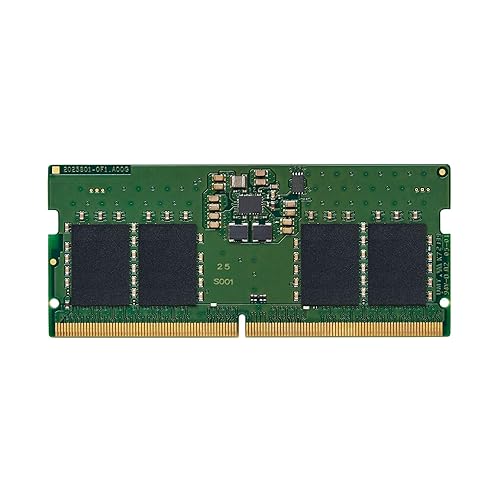 Kingston ValueRAM 8GB 5600MT/s DDR5 Non-ECC CL46 SODIMM 1Rx16 KVR56S46BS6-8 Laptop Memory