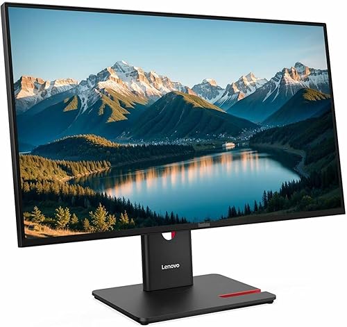Lenovo ThinkVision T27Q-40 27" Class WQHD LED Monitor - 16:9 - Eclipse Black - 27" Viewable - in-Plane Switching (IPS) Technology - WLED Backlight - 2560 x 1440-16.7 Million Colors - 350 Nit - 4 ms